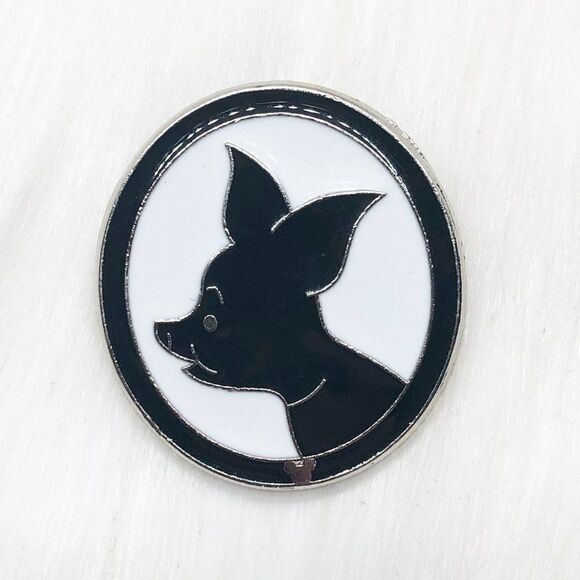 🔮 5/$25 Disney Winnie the Pooh Piglet Silhouette Pin‎ - Picture 1 of 3